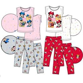 Pijama manga corta algodn de Minnie Mouse