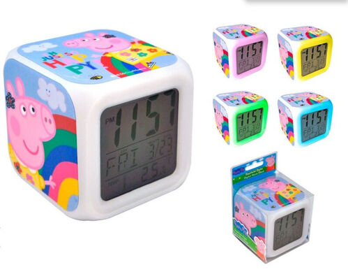 Reloj despertador proyector Peppa Pig