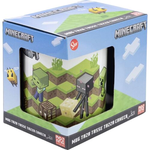 Taza cerámica 325ml en caja regalo de Minecraft - Regaliz Distribuciones  Español