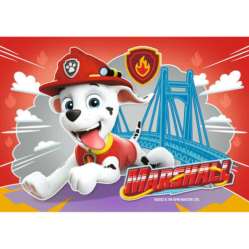 Ravensburger,Puzzle 4 en 1 de Paw Patrol La Patrulla Canina